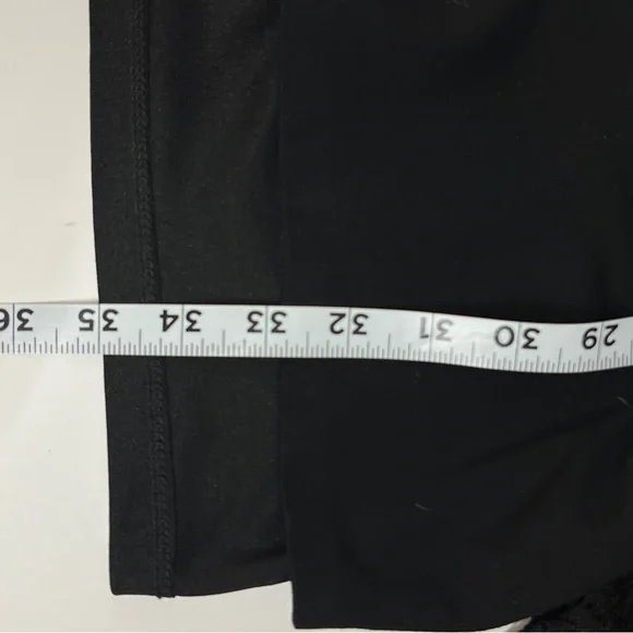 BAR III Women’s Size L Black Midi Dress Lace Bell Sleeves - Picture 5 of 7